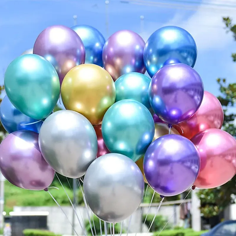 Ballons chromés de 10 pouces
