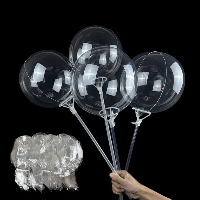 Ballons Bobo transparents de 10 pouces