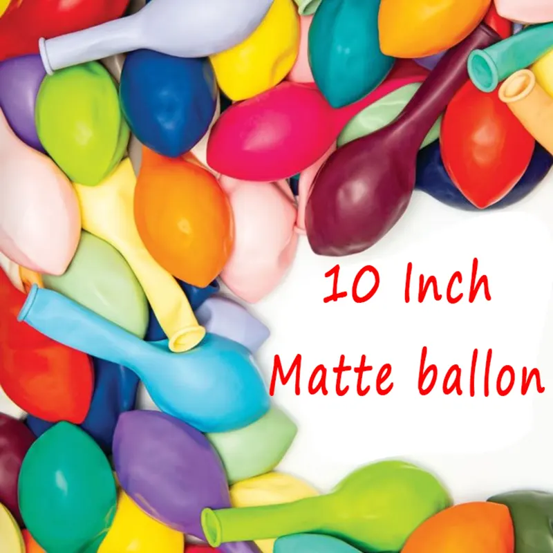 Ballons mate de 10 pouces