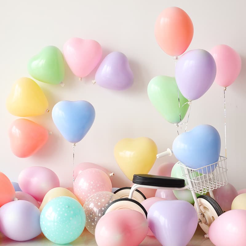 Ballons en latex coeur de 12 pouces