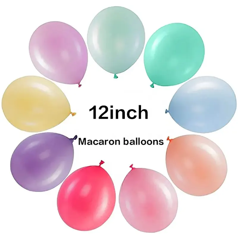 Ballons en latex macaron de 12 pouces