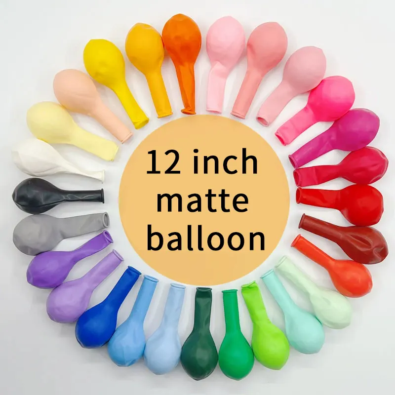 Ballon mat de 12 pouces