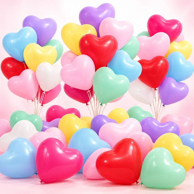 Ballons en latex coeur de 18 pouces
