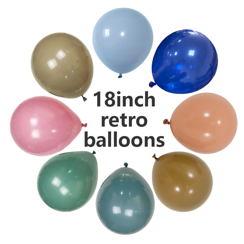 Ballons rétro de 18 pouces