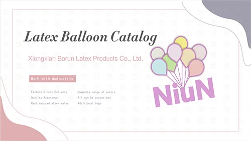 Demain Latex Baaloon Catalogue