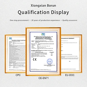 Certificat de test et rapport -CE