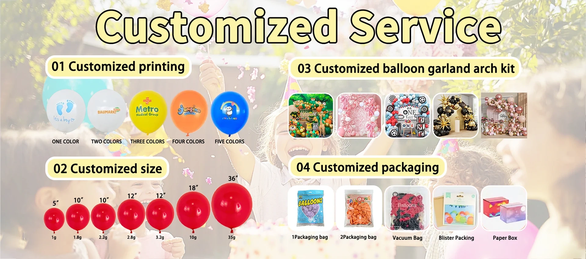 Fabricants et fournisseurs de ballons en Chine