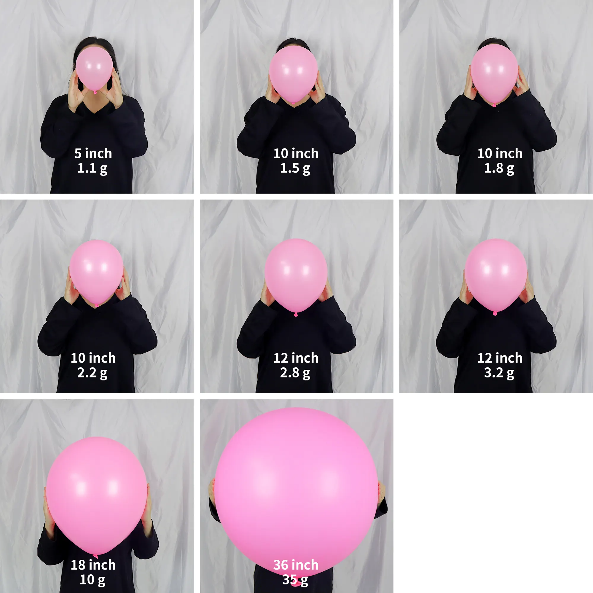 Poids en grammes (g) du ballon en latex : un guide d'approvisionnement en vrac