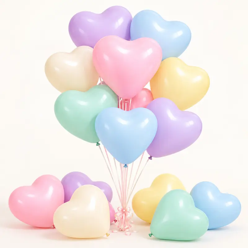 Ballons en latex coeur de 5 pouces