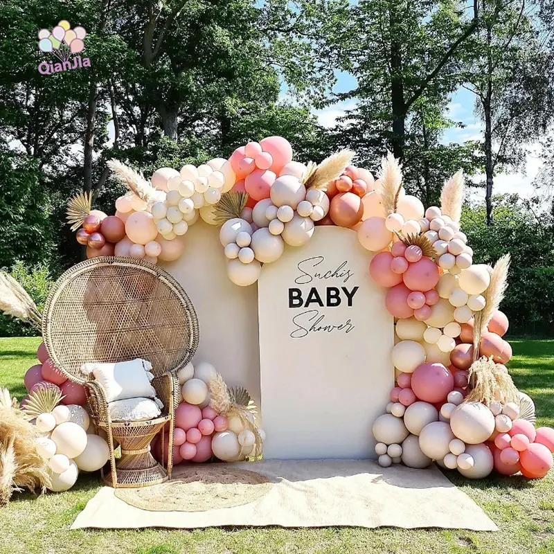 Arc de ballon de décoration de fête de douche de bébé