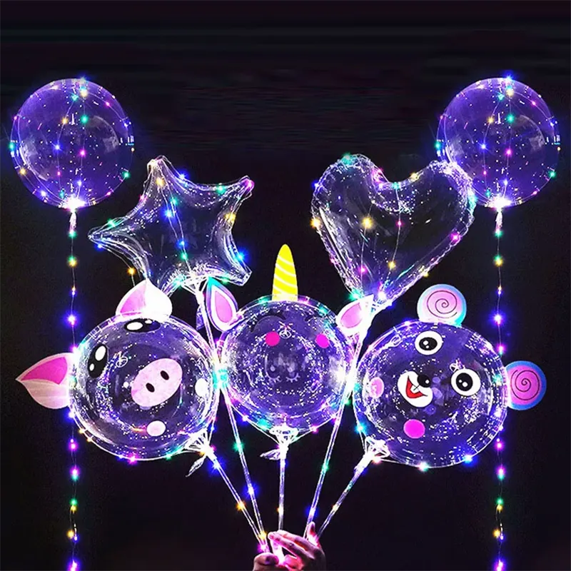 Ballon avec des lumières