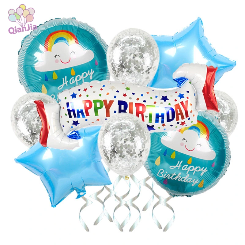 Ballons d'aluminium d'anniversaire