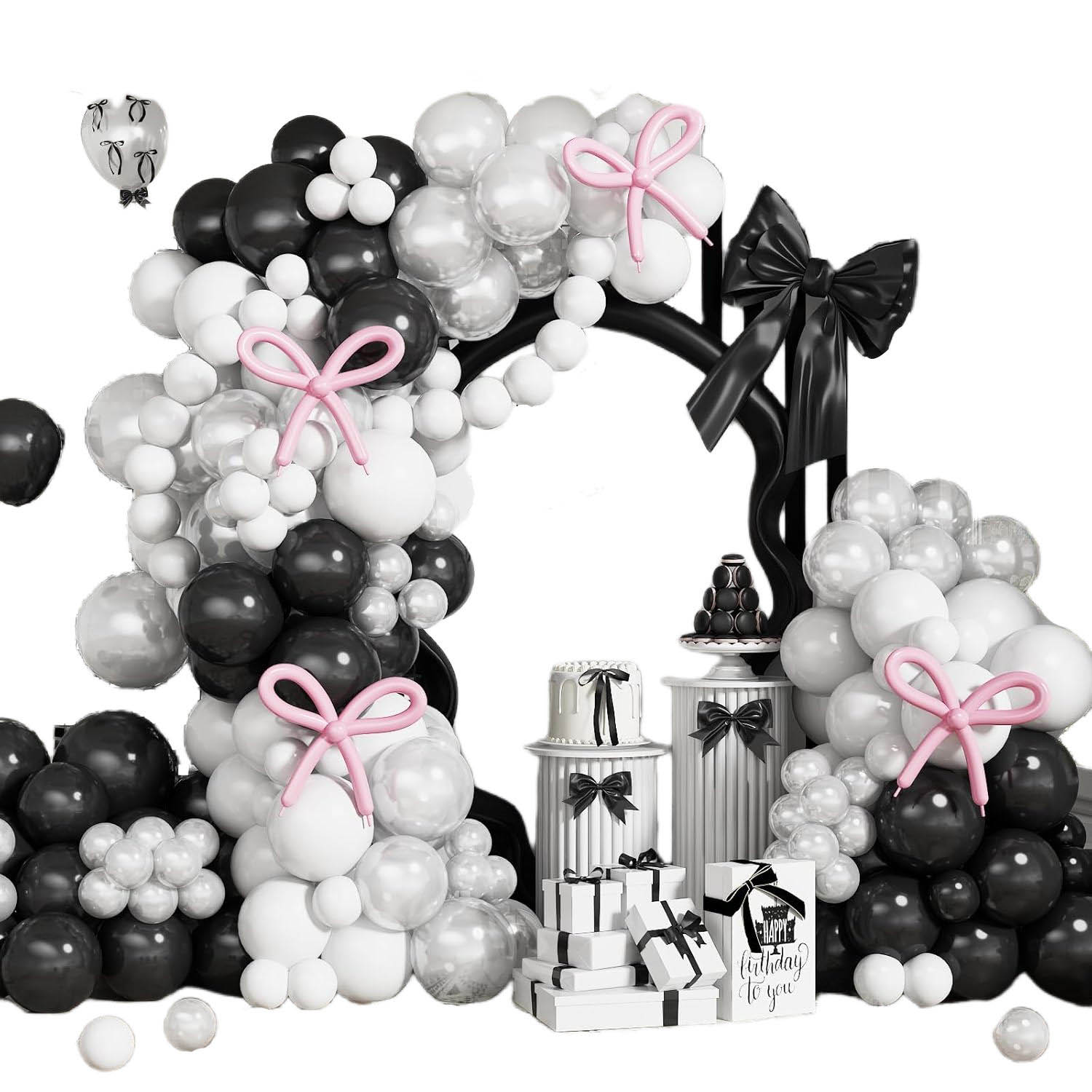 Bow ballon arc Garland