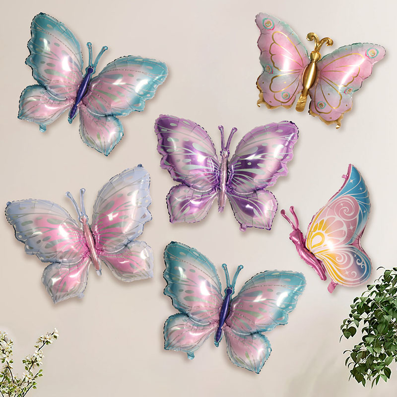 Ballon en feuille de papillon