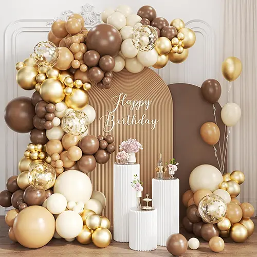 Kit Arche de Ballons Couleur Camel