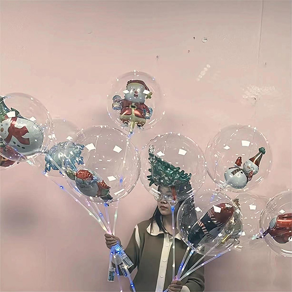 Ballon bobo sur le thème de Noël