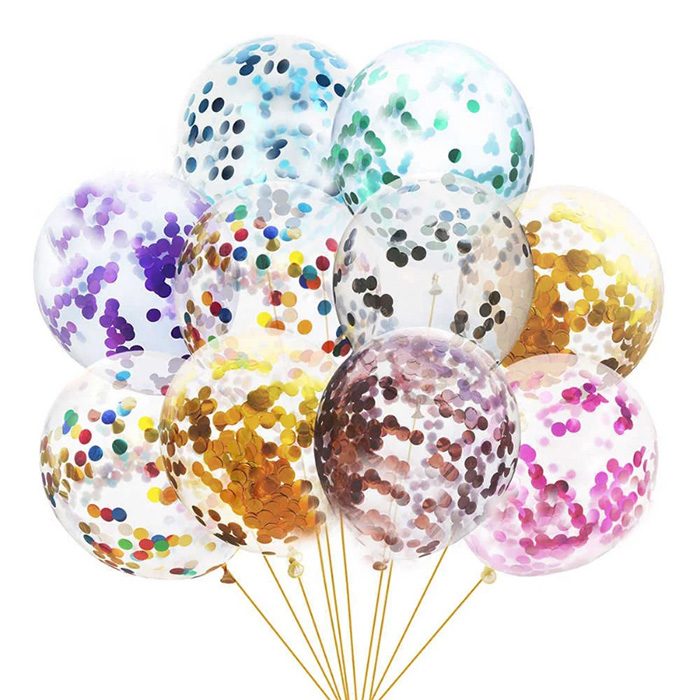 Ballons confettis
