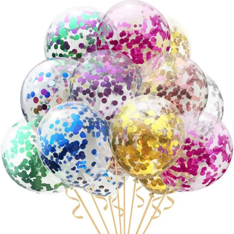 ballons en latex confettis en vrac