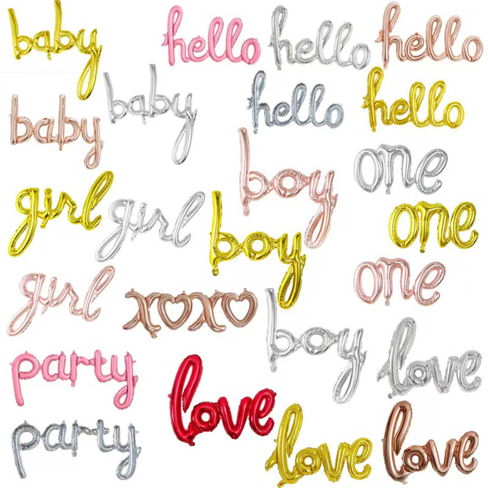 Ballon aluminium conjoint