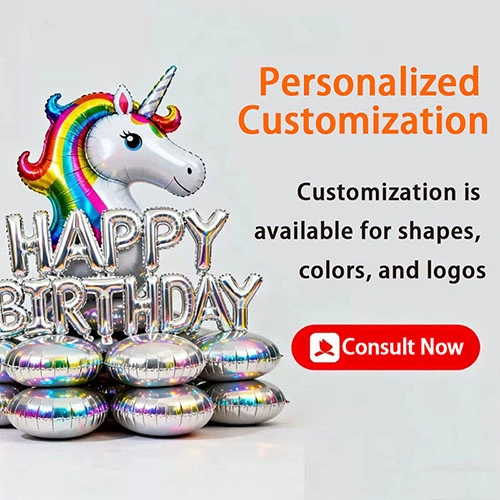 Ballon aluminium personnalisé