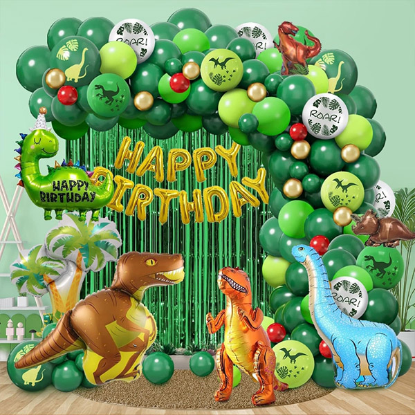 Guirlande de ballons dinosaures