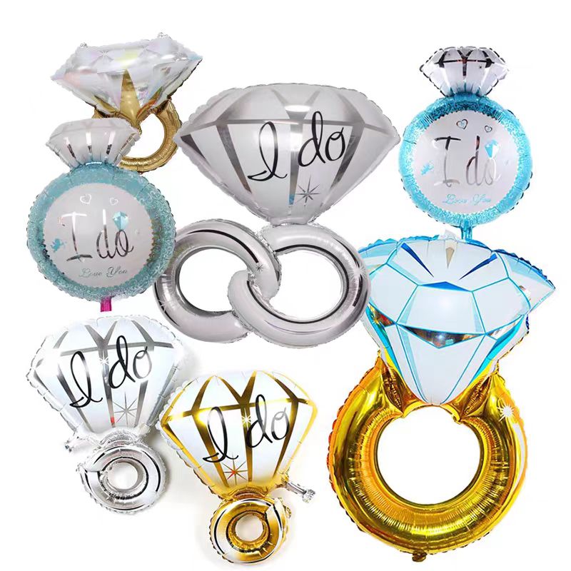 Ballon aluminium pour bague de fiançailles