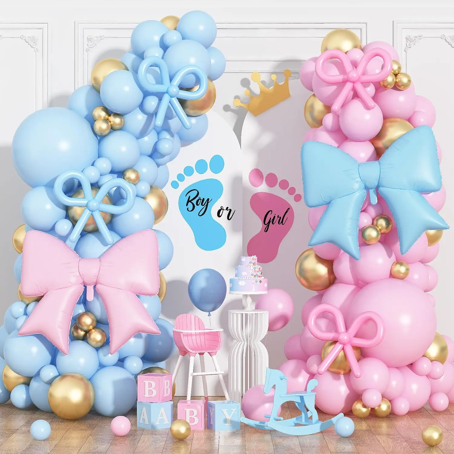 Kits de guirlande de ballons révélateurs de genre