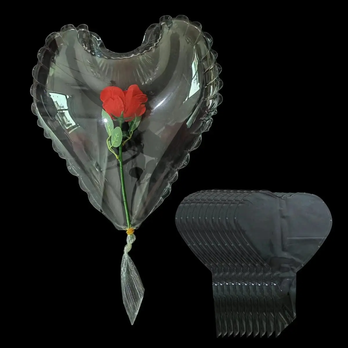 Ballons Bobo en forme de coeur