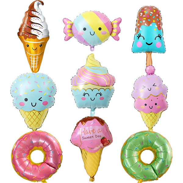 Ballon en aluminium pour crème glacée