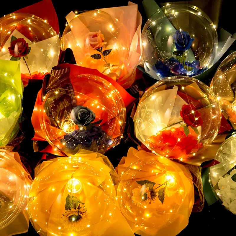 Ballons à rose bobo
