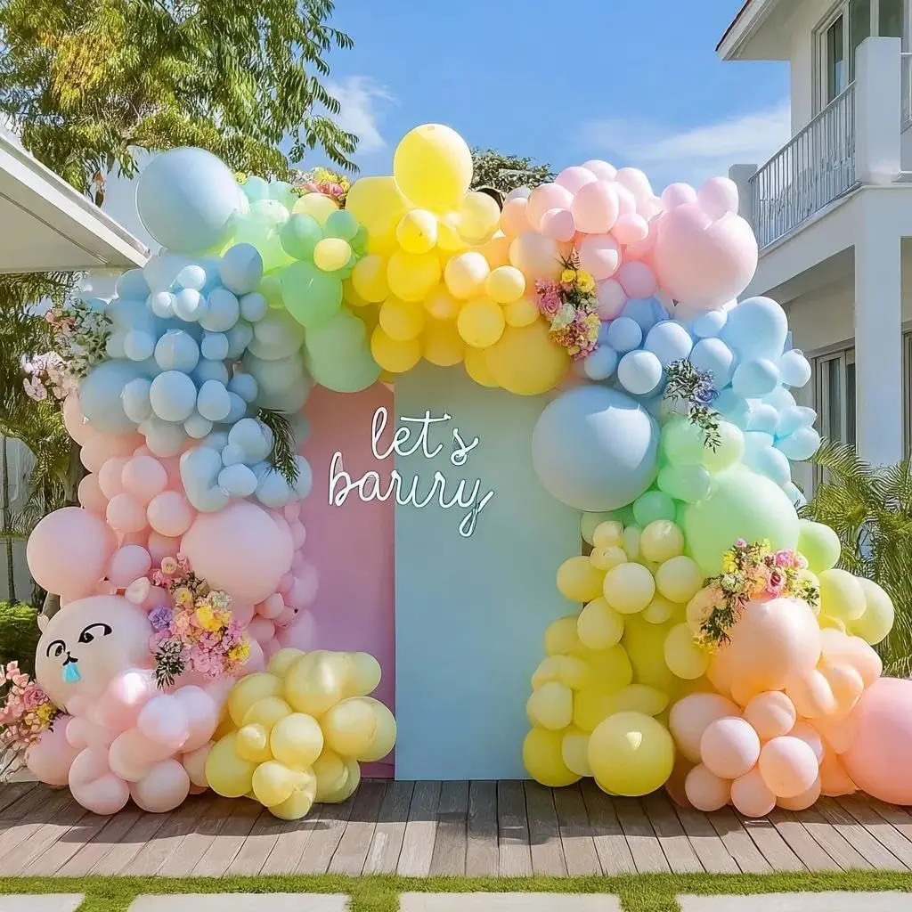 Kits de guirlande de ballons pastel mat