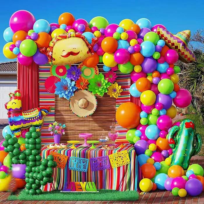 Kit Garland Mexican Fiesta Balloon Arch