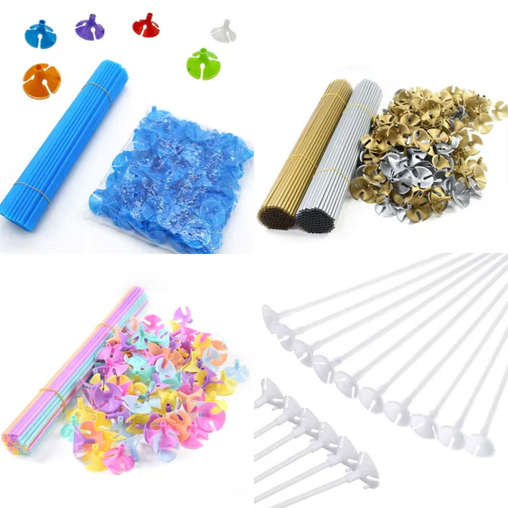 Bâtons de ballon en plastique