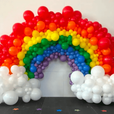 Kits d'arche de ballons arc-en-ciel