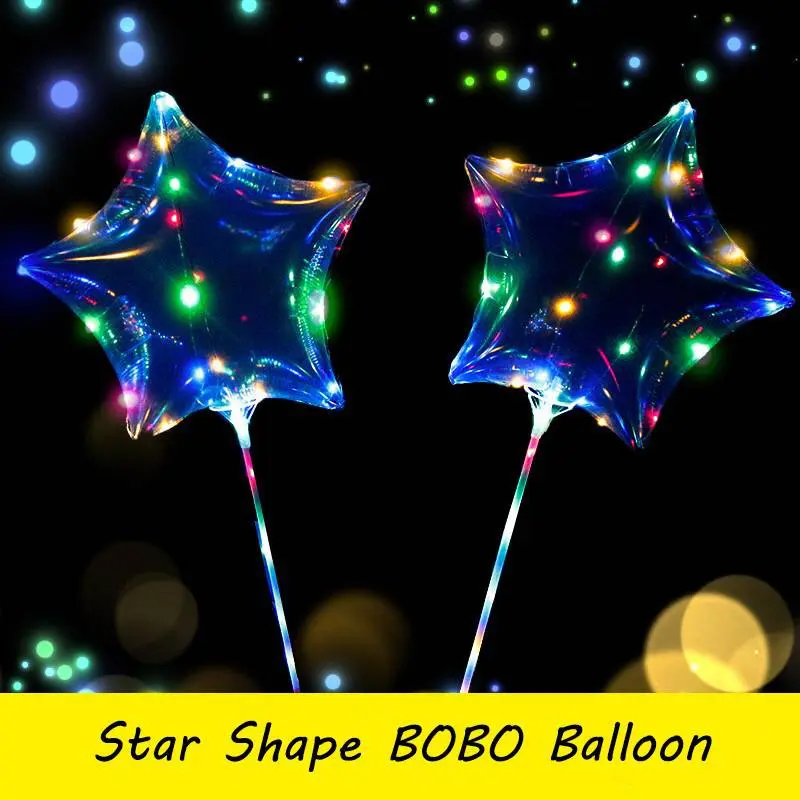 Ballons Bobo en forme d'étoile