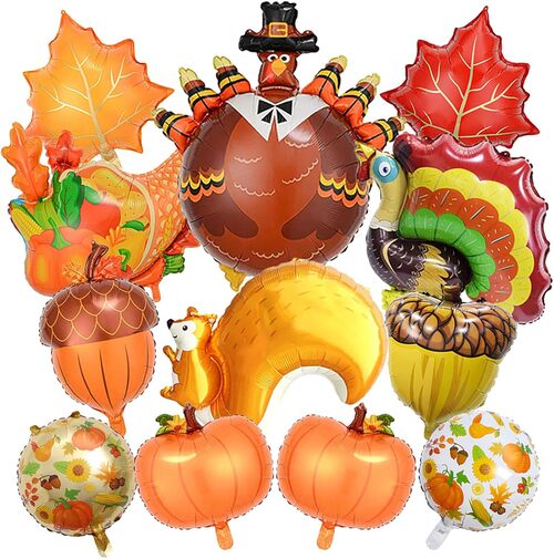 Ballons en aluminium pour Thanksgiving