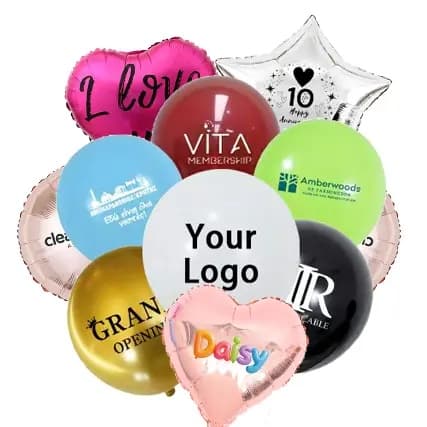 Ballons imprimés avec logo de marque