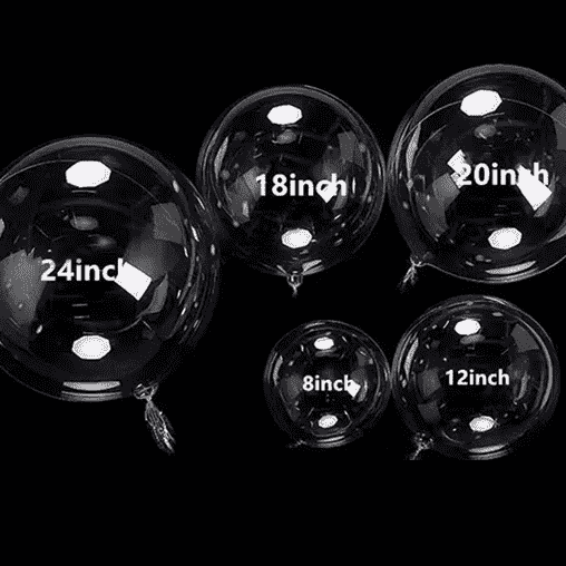 Ballon bobo transparent