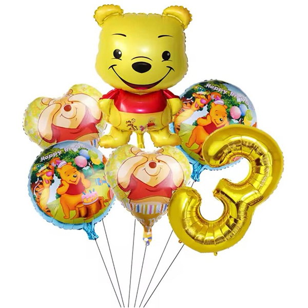 Kit ballon Winnie l'ourson